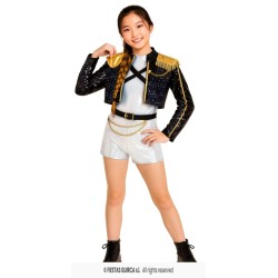 Disfraz Pop-Star Silver GOLDEN 7-9