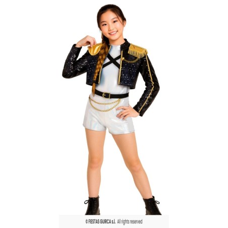 Disfraz Pop-Star Silver GOLDEN 10-12