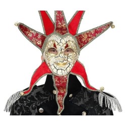 MASCARA VENECIANA HOMBRE ROJA