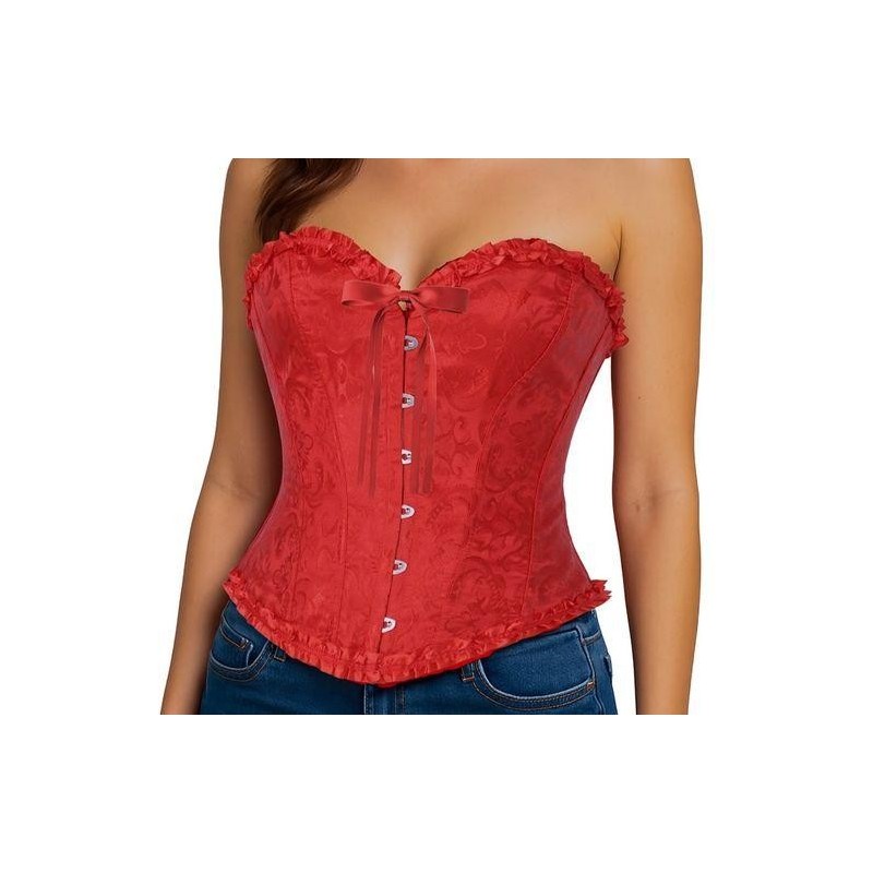 CORSET ROJO, ADULTA, 42 - 44 (L)