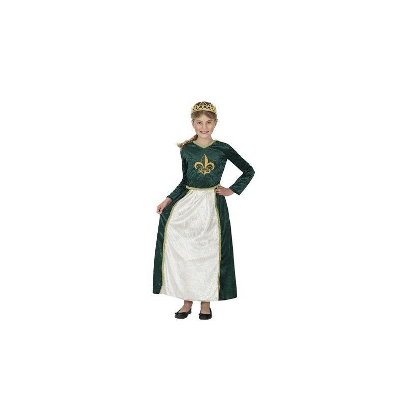 DISFRAZ DAMA MEDIEVAL VELVET 10-12 AÑOS