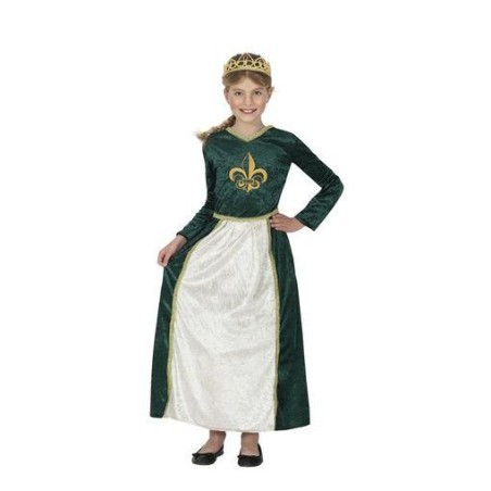 DISFRAZ DAMA MEDIEVAL VELVET 10-12 AÑOS