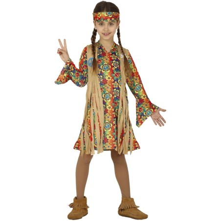 DISFRAZ HIPPIE NIÑA 10-12 Años