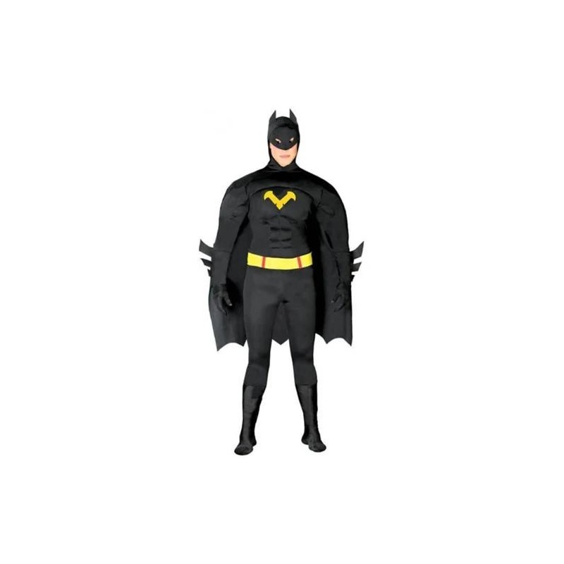 DISFRAZ BLACK HERO, ADULTO, 54 – 56 (XL)