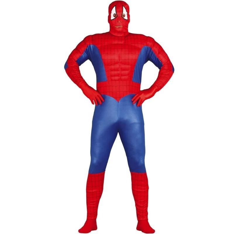 DISFRAZ SUPERHEROE MUSCULOSO, ADULTO, 54