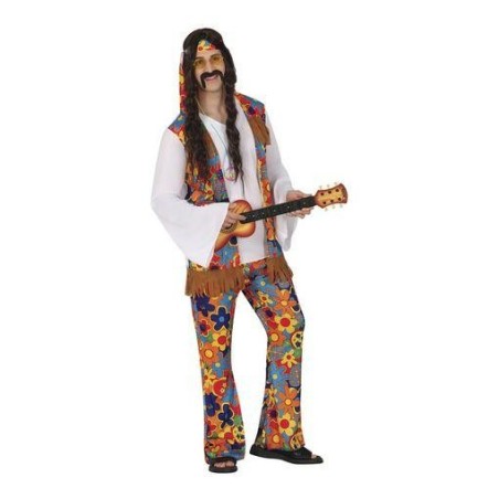 DISFRAZ FLOWER HIPPIE, ADULTO, 48 – 50 (