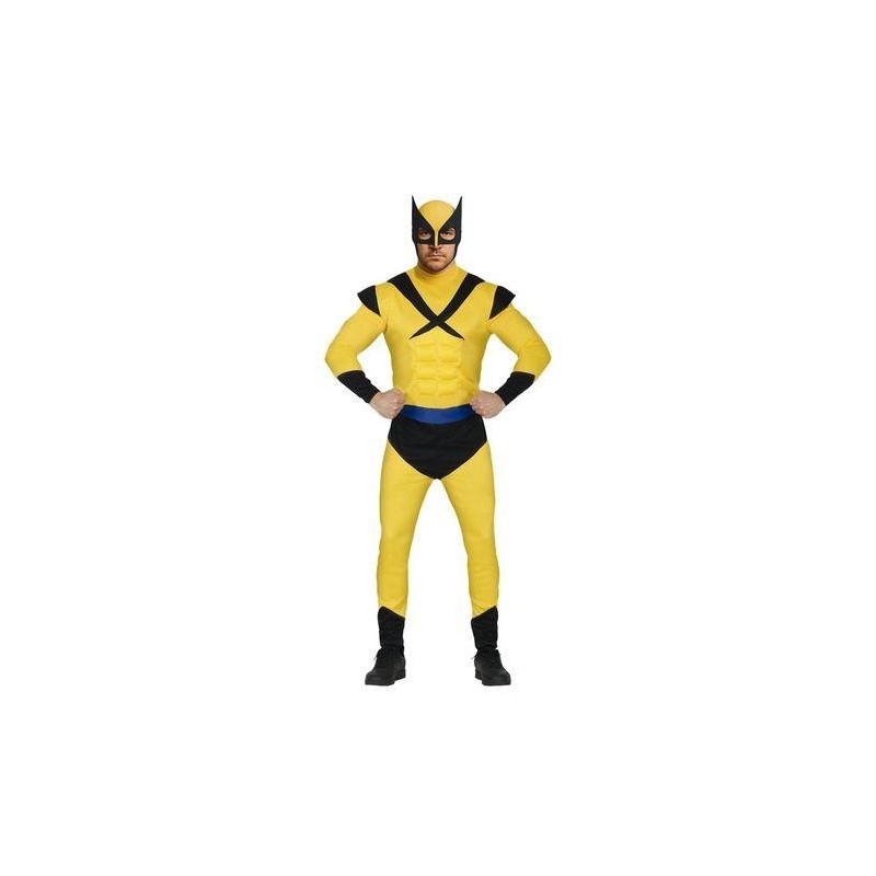 DISFRAZ YELLOW MUSCLE, ADULTO, 48 – 50 (