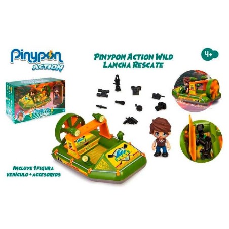 PINYPON ACTION WILD LANCHA RESCATE
