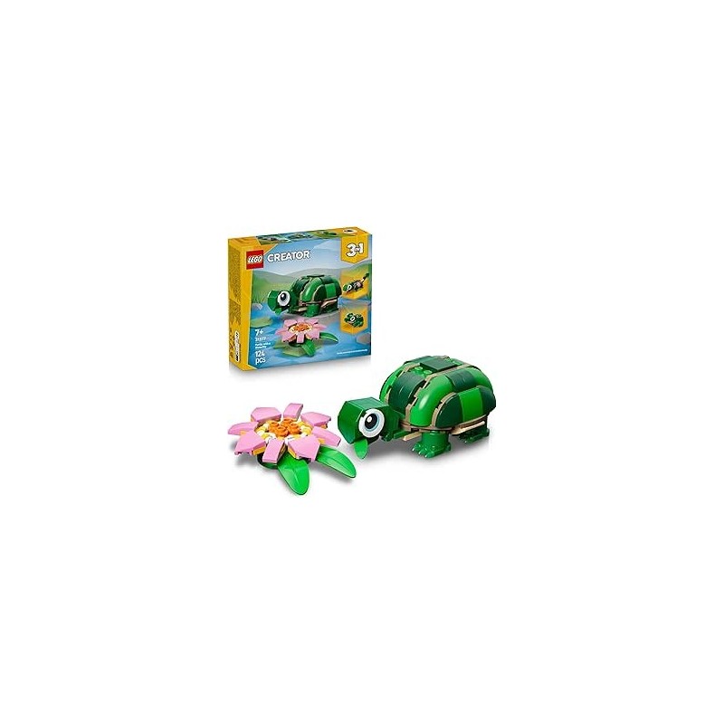 Tortuga con Flor de Nenúfar LEGO 31377