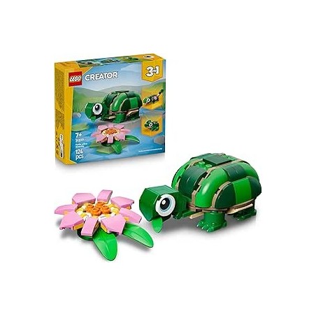 Tortuga con Flor de Nenúfar LEGO 31377