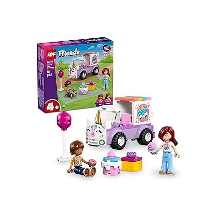 Coche-Unicornio de Reparto de Pasteles L