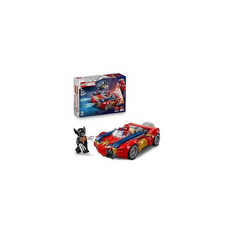 Coche de Spider-Man vs. Lobezno Venomiza