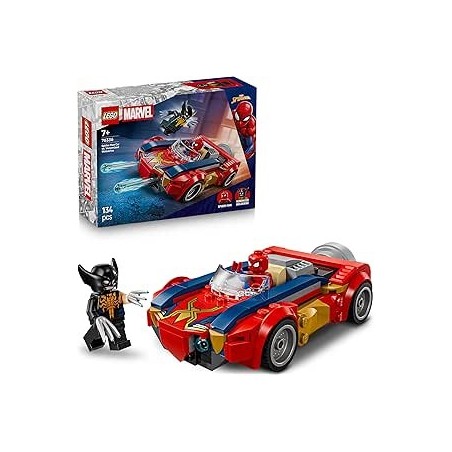 Coche de Spider-Man vs. Lobezno Venomiza