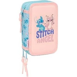 Plumier Triple 37 Pcs Stitch "Ohana"