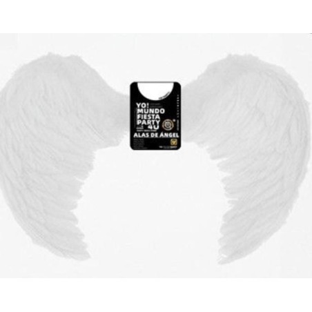 80 * 60 cm alas angel pluma blanco