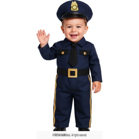 DISFRAZ BEBE POLICIA 2-3 AÑOS 