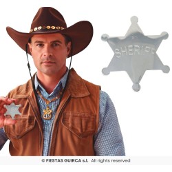 estrella sheriff metalica 6cm