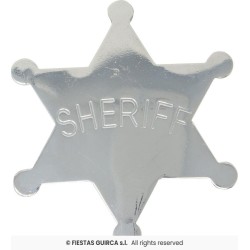 estrella sheriff metalica 6cm 2
