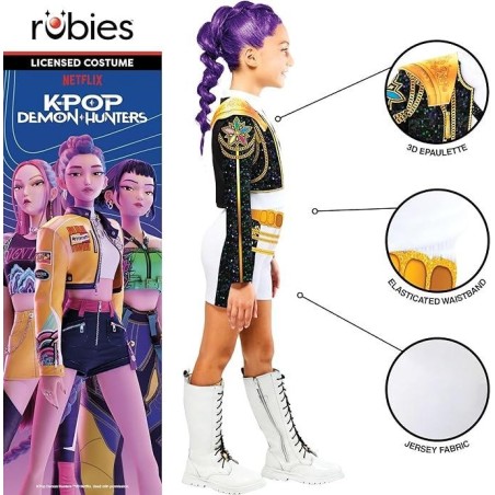 Disfraz K-Pop rumi Golden 11-13 años