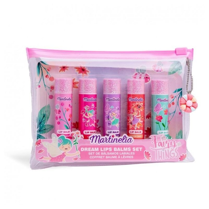 Set 5 balsamos labiales -neceser fairy