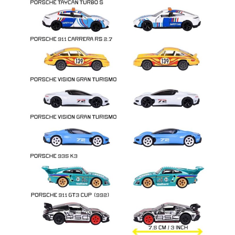 Coche Majorette Porsche Deluxe Cars 1:64