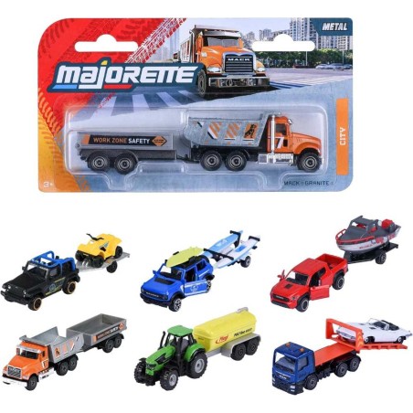 Camion Remolque Majorette City Trailer