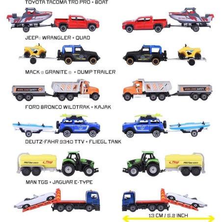 Camion Remolque Majorette City Trailer