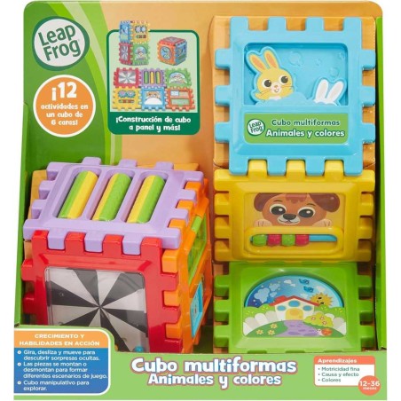 Cubo multiformas Animales y colores
