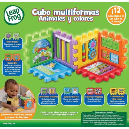 Cubo multiformas Animales y colores