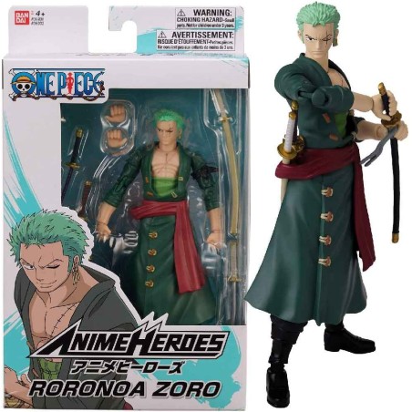 FIGURA RORONOA ZORO ANIME HEROES ONE PIE