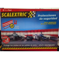 Protecciones de seguridad Scalextric Tec
