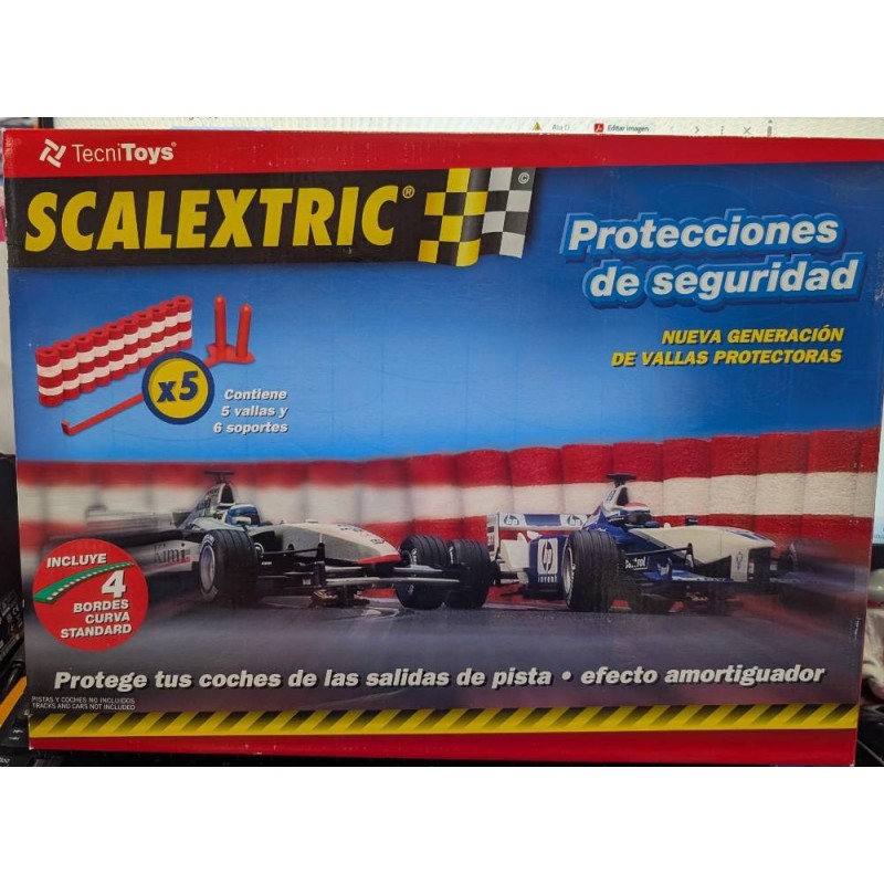 Protecciones de seguridad Scalextric Tec
