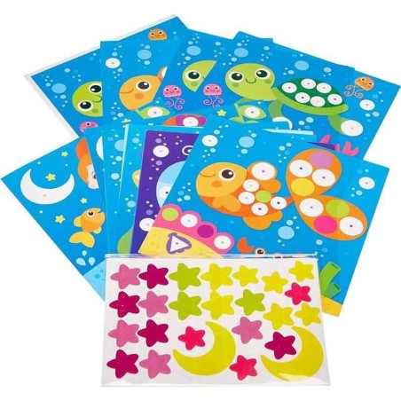 Juego De Gomets Oceano Apli Kids