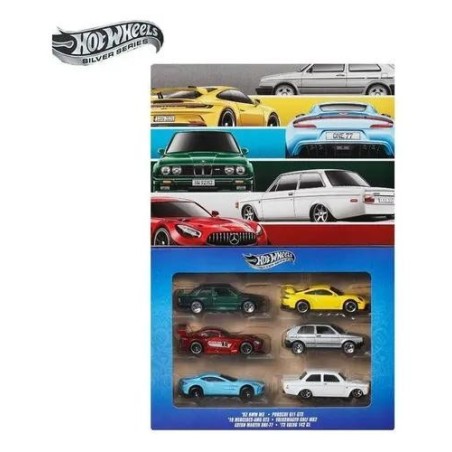 Hot Wheels Silver Series Multipack 6
