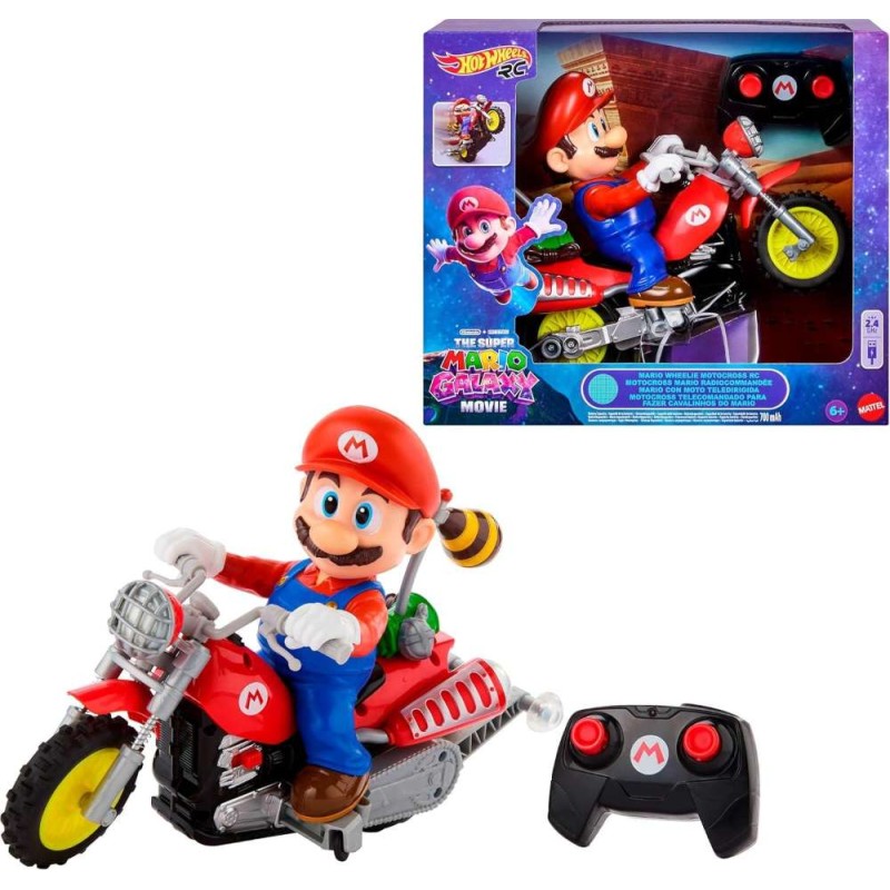 Hot Wheels Mario Kart Moto De Mario r/c