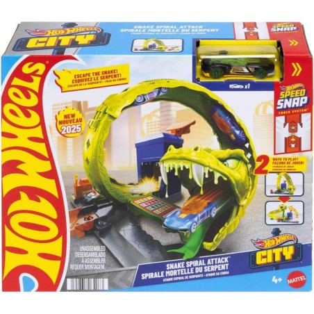 Hot Wheels Ataque Espiral serpiente 