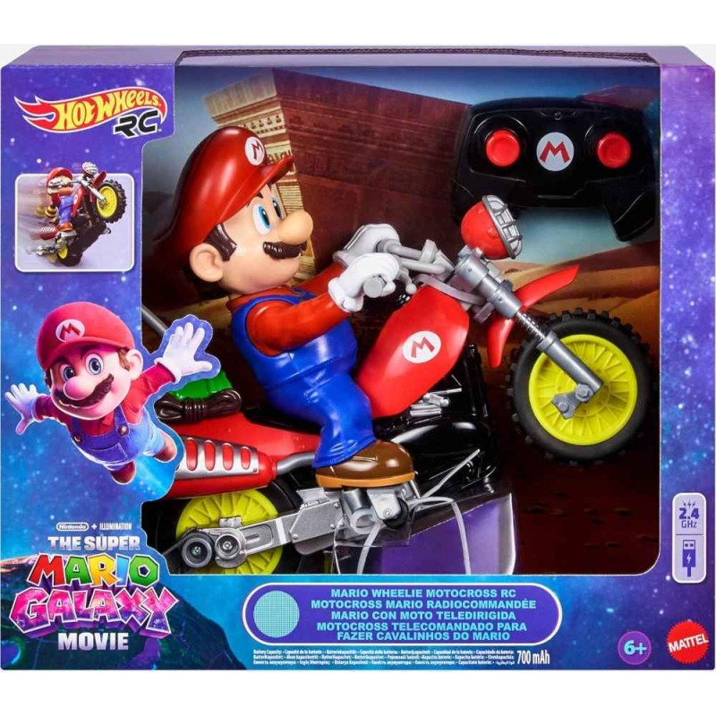 Hot Wheels Mario Kart Moto De Mario r/c
