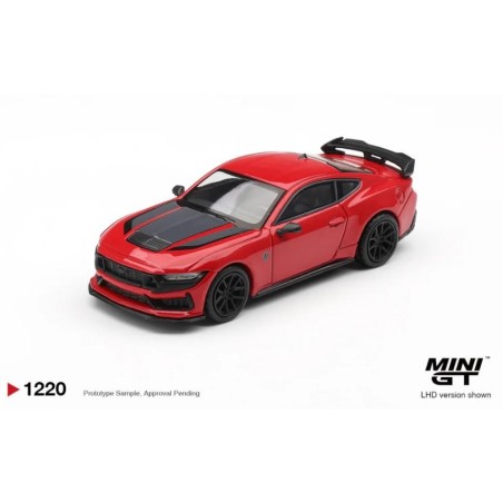 Mini GT Ford Mustang Dark Horse Race Red
