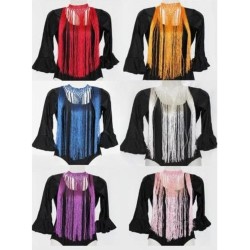 Collar Cuello Flecos Enrejado Gargantill