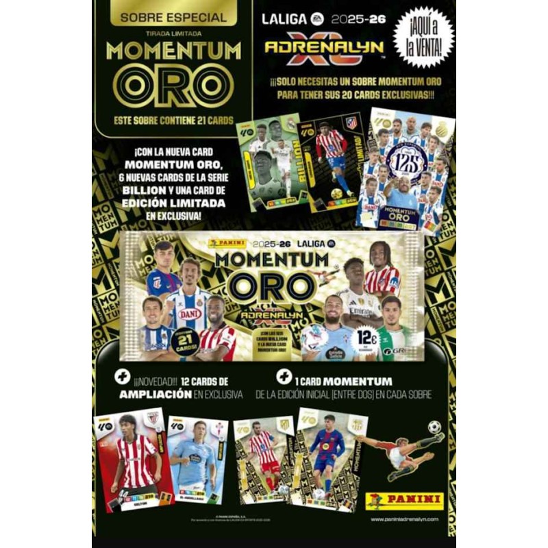 Sobre Momentum Oro Adrenalyn 2025-26