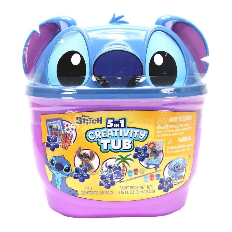 Set papeleria cubo Stitch Disney