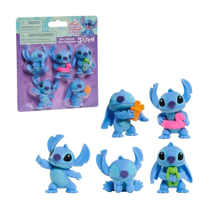 Paquete de 5 minifiguras Stitch