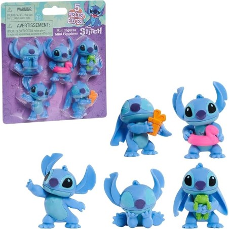 Paquete de 5 minifiguras Stitch