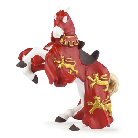Figura caballo rojo del rey Ricardo 