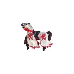 FIGURA CABALLO REY DRAGON ROJO ( PAPO ) 