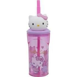  Vaso Figurita 3D 360 Ml Hello Kitty