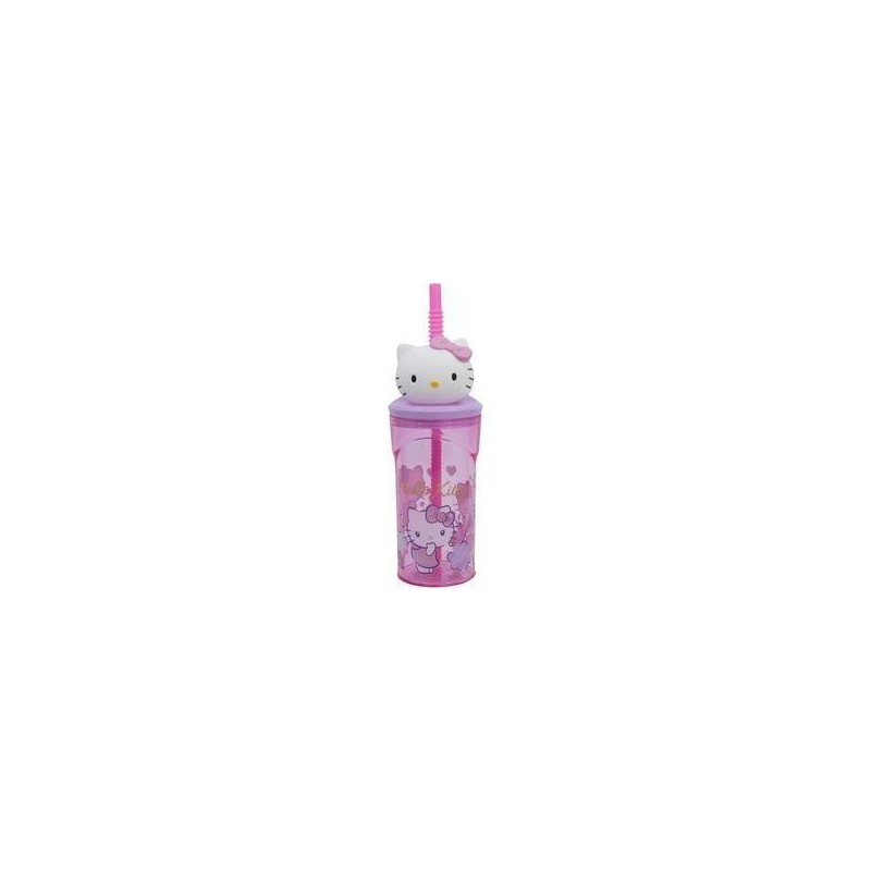  Vaso Figurita 3D 360 Ml Hello Kitty