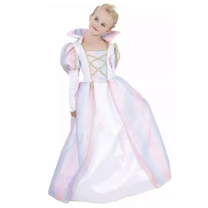 Disfraz Princesa arcoiris 7-9 años