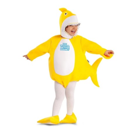 DISFRAZ TIBURON SHARK AMARILLO 3-4 AÑOS