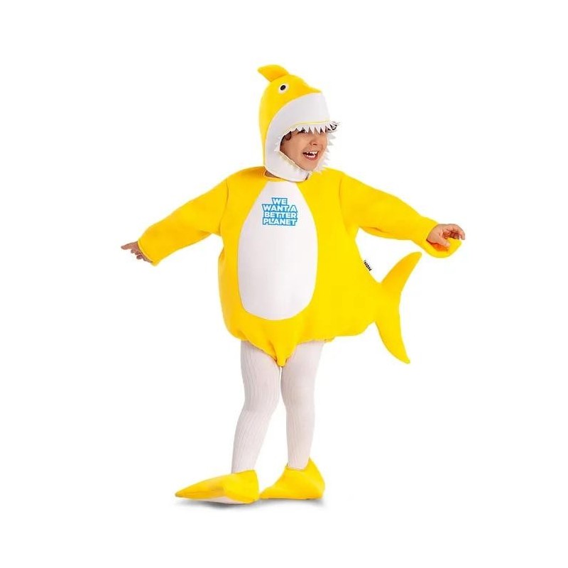DISFRAZ TIBURON SHARK AMARILLO 1-2 AÑOS